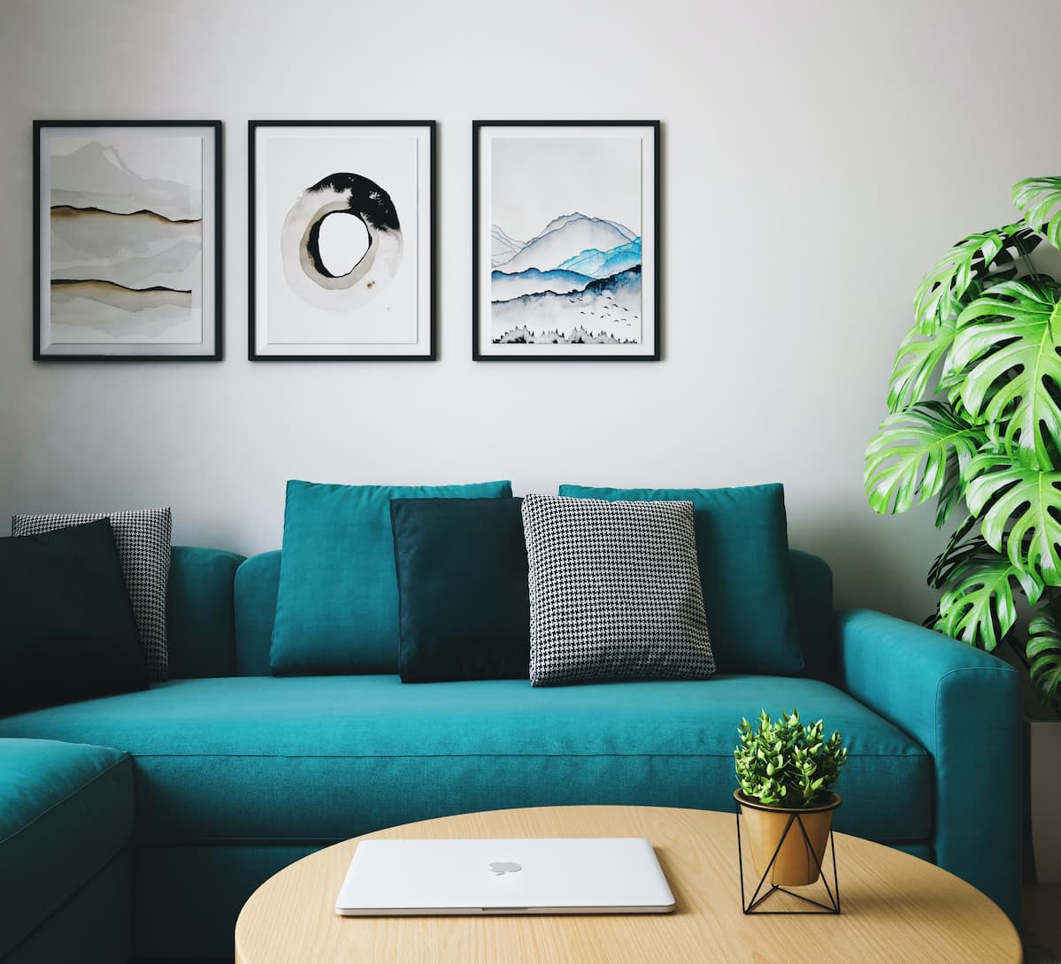 About Insight Clinic Brisbane - inside treatment room with teal couch and coffee table